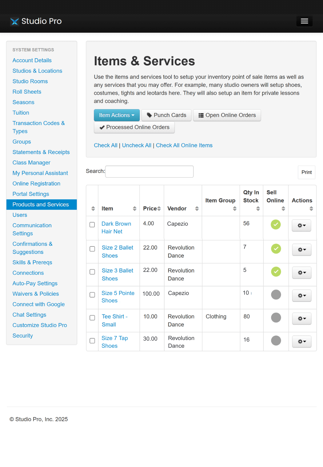 Dance Studio Payment Software_Point of Sale-1