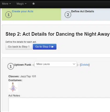 dance recital ticketing_act details computer screen-1-1